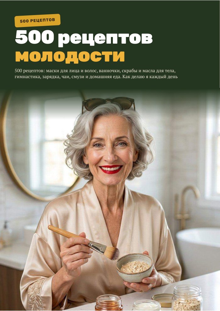 Обложка книги «500 рецептов молодости»